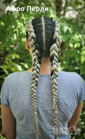 🩵Боксьорски Плитки❤️ Box braids Детски прически Опашки Бохо Туистъри Ариел Къдрици Афро Канекалон , снимка 7 - Аксесоари за коса - 55848219