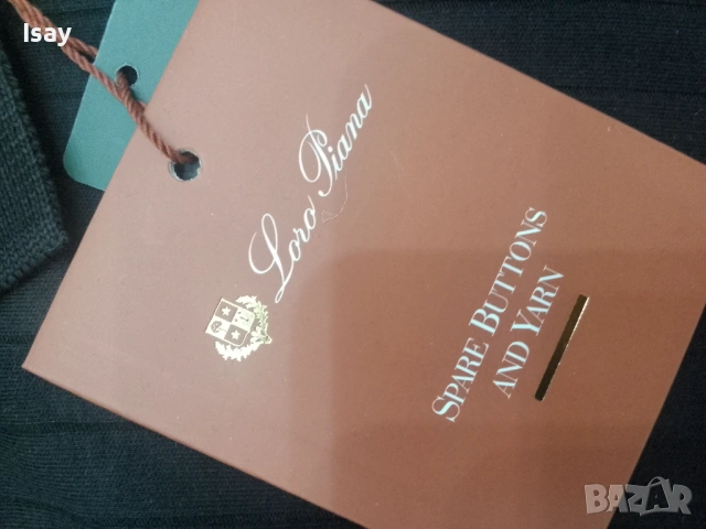 Мъжка тениска ЛОРО ПИАНА в черен цвят , снимка 6 - Тениски - 53169536