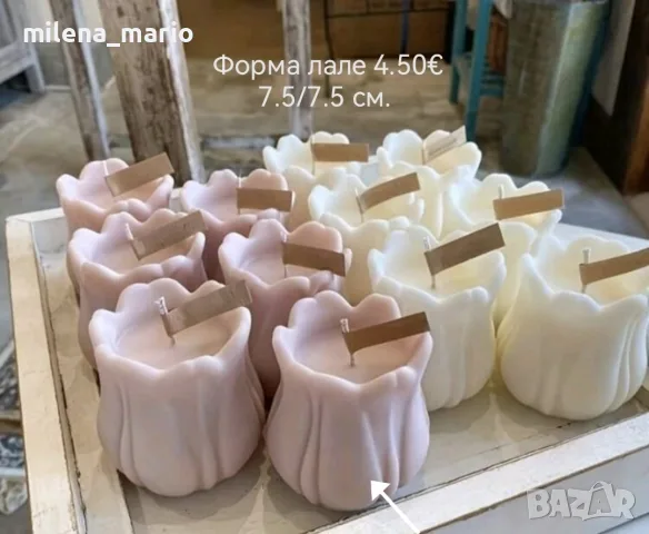 цветя молдове за свещи, снимка 10 - Декорация за дома - 49638275