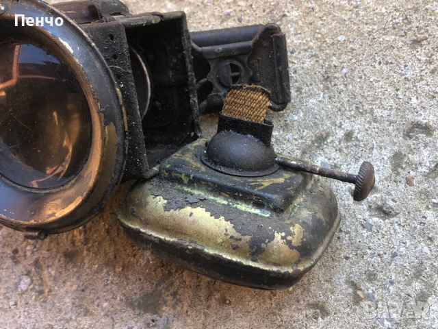 стар газен вело фар "HAECKEL's STAR" - MADE IN GERMANY, снимка 9 - Антикварни и старинни предмети - 44238279