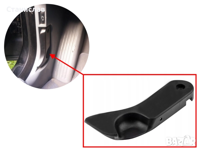Дръжка за отваряне на предния капак за BMW 5 E39, снимка 5 - Части - 52295358