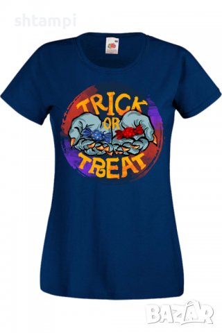 Дамска тениска Halloween 05,Halloween,Хелоуин,Празник,Забавление,Изненада,Обичаи,, снимка 6 - Тениски - 38146531