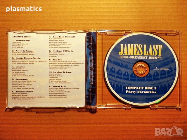 CD(3CDs) - JAMES LAST – 80 hits, снимка 5 - CD дискове - 31823313