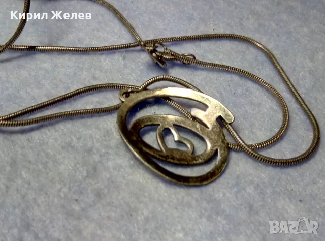 ФЕШЪН АРТ АЖУРЕН СРЕБЪРЕН МЕДАЛЬОН СРЕБРО 925 с ФИНА СРЕБЪРНА ВЕРИЖКА ODEMA 925 49886, снимка 6 - Колиета, медальони, синджири - 50337157