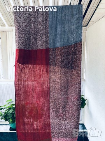 Много красив двоен шал 100% пашмина, снимка 2 - Шалове - 31273823
