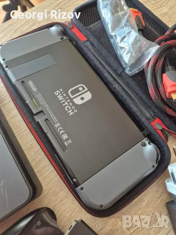 Nintendo Switch V2 Grey Modded | 128GB |, снимка 3 - Nintendo конзоли - 56410299