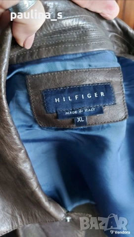 Два различни броя / Мъжко яке "Biker" и "Tommy Hilfiger" / естествена кожа / голям размер , снимка 16 - Якета - 44322536