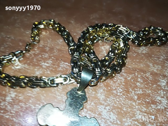 ЗЛАТЕН ЛАНЕЦ С КРЪСТ И ХРИСТОС 0909220857, снимка 13 - Антикварни и старинни предмети - 37945616