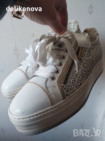 Nero GUARDIANI. ITALY Size 39. 100% Кожени кецове