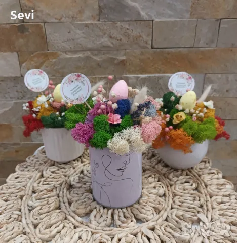 Рамки и кашпи със скандинавски мъх!, снимка 6 - Картини - 49363588