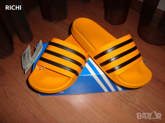 Adidas Originals – чехли/джапанки оранжеви, снимка 8 - Чехли - 36870232