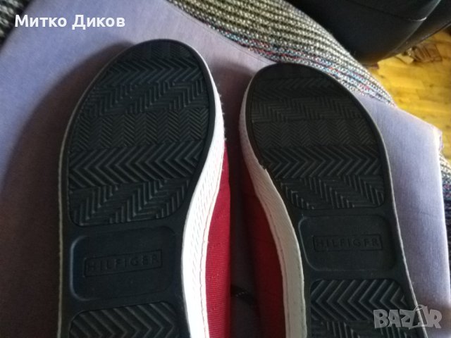  Tomy Hilfiger  маркови маратонки промазан плат US 12  UK 11 №46 стелка 295мм, снимка 9 - Маратонки - 40876918