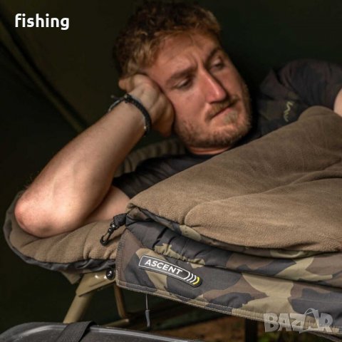 Промо AVID CARP Ascent RS Camo Sleeping Bag XL спален чувал, снимка 5 - Екипировка - 39914820