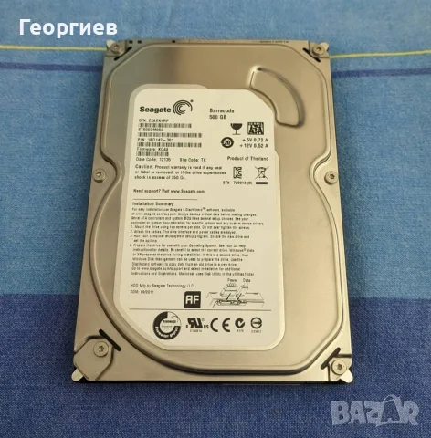 Твърд диск Seagate 500 GB 3.5" 7200 rpm 16MB cache