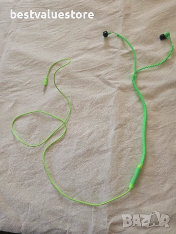 Зелено Хендс Фри Hands Free Слушалки