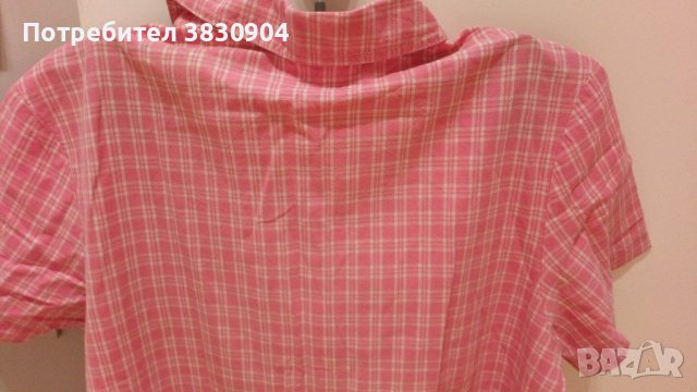 Рокля Benetton size XL, 100% памук, розова, снимка 10 - Детски рокли и поли - 42206756