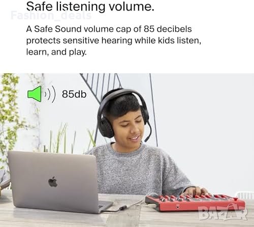 Нови Belkin SoundForm Детски Слушалки Bluetooth 5.2 с Микрофон, снимка 4 - Bluetooth слушалки - 42779070