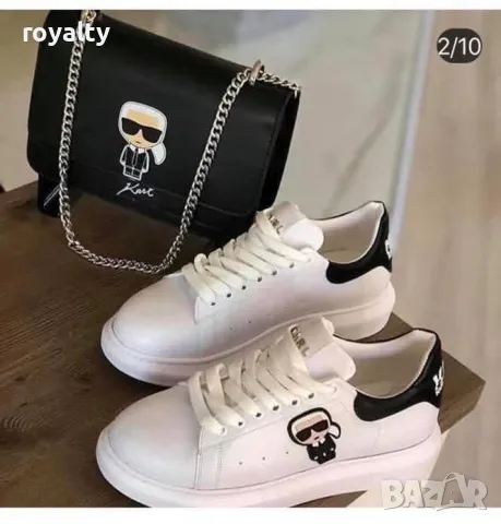 Karl Lagerfeld дамски маратонки , снимка 2 - Маратонки - 49534060