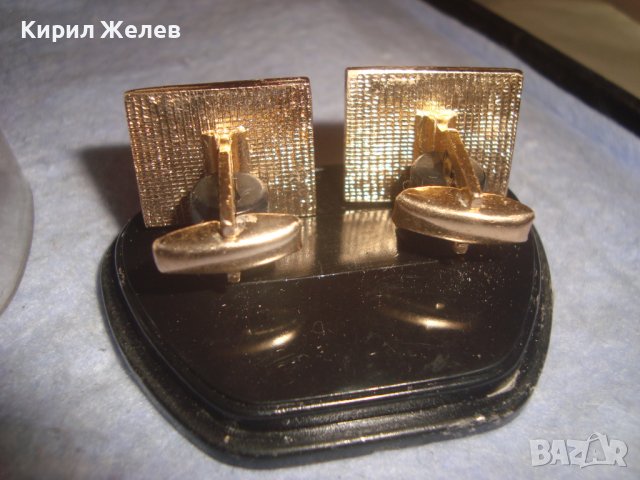 КРАСИВИ СТАРИ ПОЗЛАТЕНИ БУТОНЕЛИ - ТРАКИЙСКО ТВОРЧЕСТВО Пловдив КОПЧЕТА за РЪКАВЕЛИ с КУТИЙКА 28911, снимка 2 - Антикварни и старинни предмети - 37590306