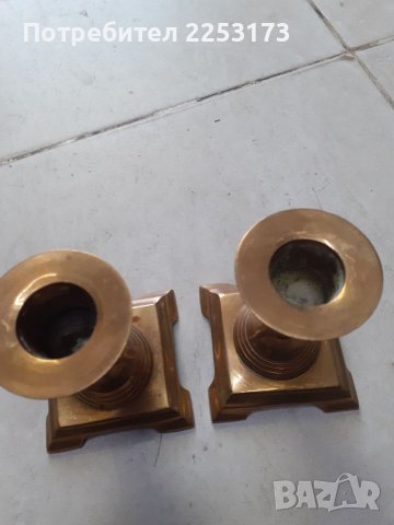 Два лота месингови свещници, снимка 7 - Декорация за дома - 39337682