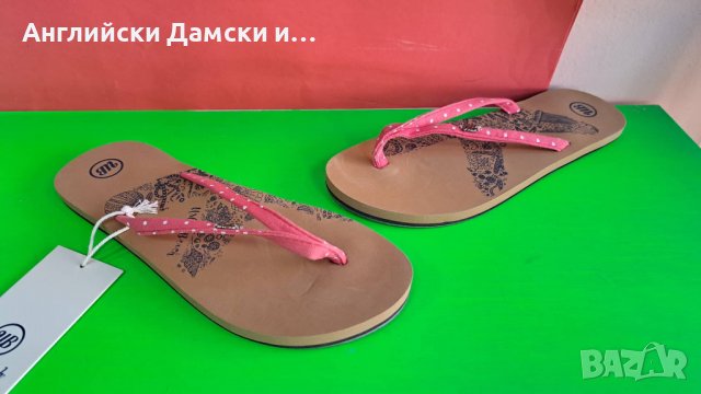 Английски дамски чехли-джапанки-URBAN BEACH 2 цвята, снимка 2 - Чехли - 28978287
