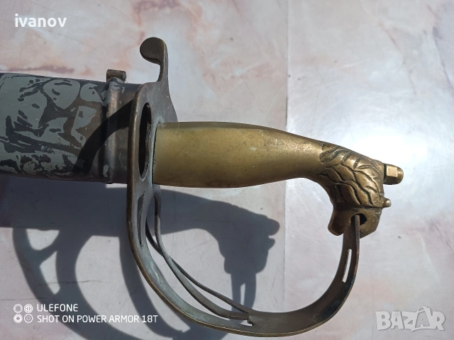 Сабя с кания , снимка 9 - Антикварни и старинни предмети - 54164093