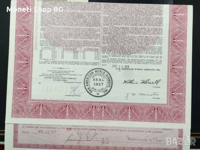 Американски ценни книжа, снимка 4 - Колекции - 49157750