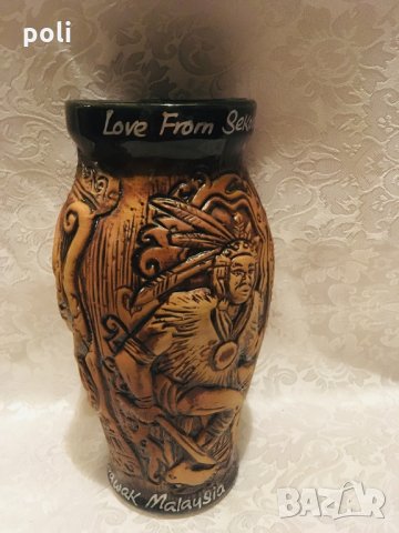 декоративна керамична ваза, снимка 5 - Вази - 30624165
