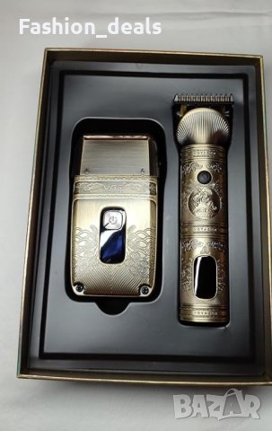 Нов електрически комплект бръснач тример Самобръсначка за мъже Подарък, снимка 9 - Тримери - 42404025