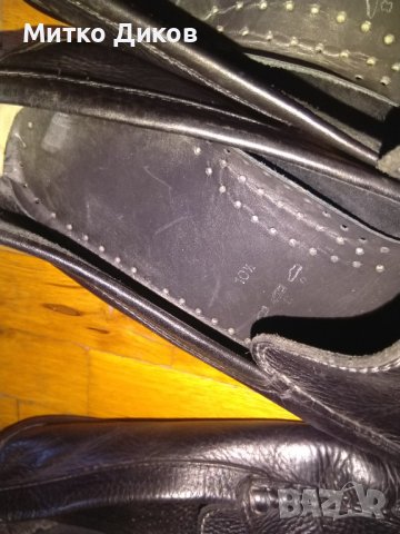 Маркови мокасини естествена кожа G'Field -Yellomiles-Lions №45 стелка 290мм, снимка 15 - Мокасини - 38139535