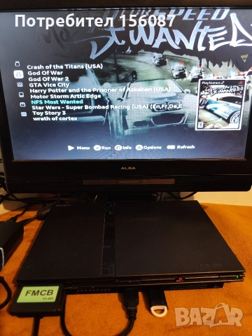 ✅ PS2 Slim хакнат,USB игри, HDMI, снимка 6 - PlayStation конзоли - 53327305