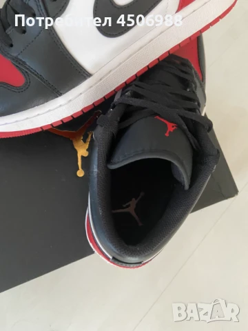 Маратонки NIKE AIR JORDAN 1 LOW, снимка 13 - Маратонки - 50710088