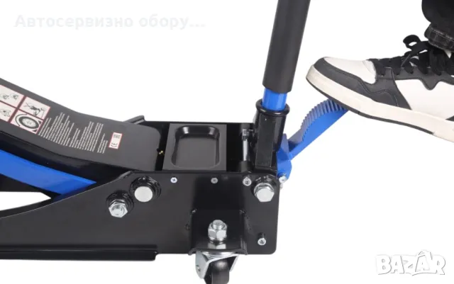 Нископрофилен крик крокодил 3,5 тона с педал 75 – 510 ММ HAWEK, снимка 6 - Други инструменти - 49999446