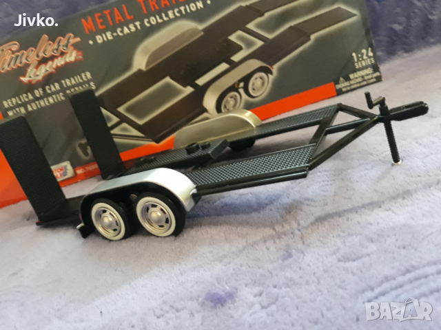 Платформа 1.24 Motor Max Platform metal trailer 1.24 , снимка 3 - Колекции - 36410434