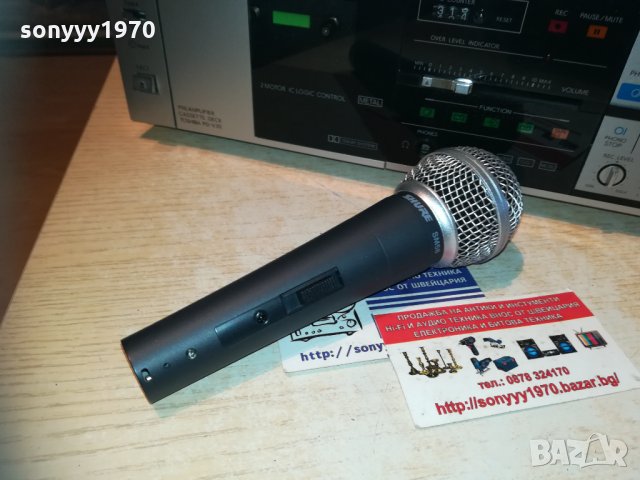 shure sm58 swiss-внос швеицария 0312201757, снимка 9 - Микрофони - 31004695