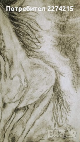 "Коня със звездата", снимка 3 - Картини - 39470783