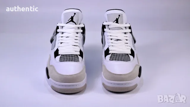 Nike Air Jordan Retro 4 Military Black Мъжки Дамски Маратонки, снимка 6 - Маратонки - 56207626