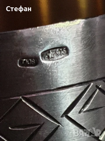 Комплект сребърни чаши, снимка 9 - Антикварни и старинни предмети - 50934607