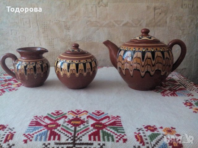 КЕРАМИЧНИ СЕРВИЗИ ЗА ГРЕЯНА РАКИЯ И КЕРАМИЧНИ СЪДОВЕ, снимка 3 - Сервизи - 29228972