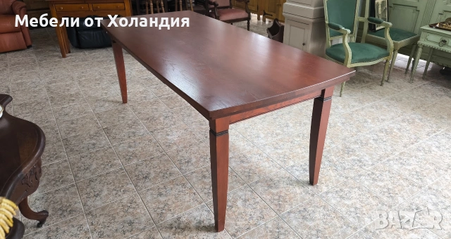 Голяма разтегателна трапезна маса от дъб