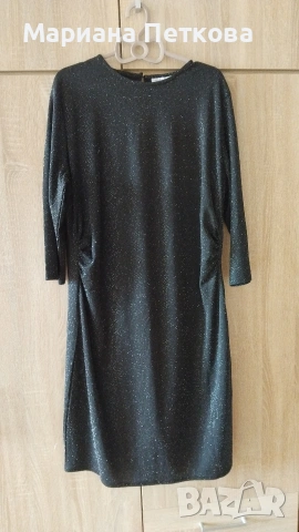 Дамска черна рокля.. , снимка 2 - Рокли - 53922347