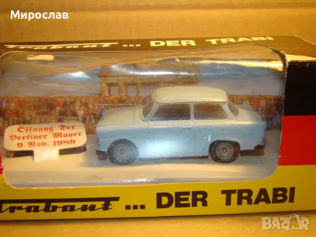 1:43 VITESSE TRABANT ТРАБАНТ КОЛИЧКА ИГРАЧКА МОДЕЛ, снимка 2 - Колекции - 48556787
