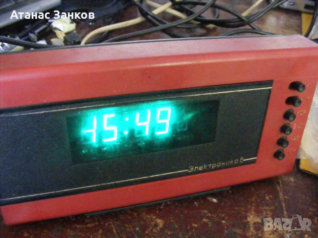 Ретро часовник будилник ЕЛЕКТРОНИКА 6 - СССР , снимка 10 - Антикварни и старинни предмети - 51047689