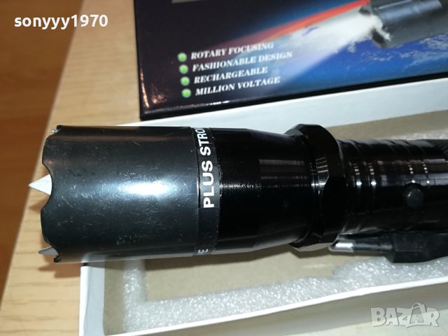 ФЕНЕР С ЕЛЕКТРОШОК И ЛАЗЕР-НОВ 2510231108, снимка 4 - Екипировка - 42713246