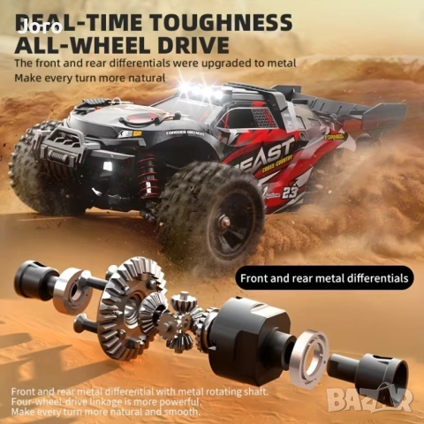 ZNLYRION 4WD RC CAR КОЛА с дистанционно, снимка 5 - Коли, камиони, мотори, писти - 52691980
