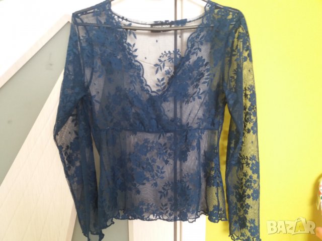 Дантелена блуза с дълъг ръкав, снимка 3 - Блузи с дълъг ръкав и пуловери - 37325810