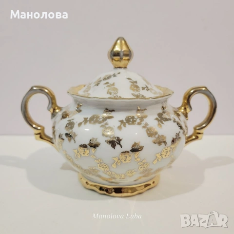 Порцеланов сервиз за двама Bareuther Bavaria., снимка 5 - Други ценни предмети - 53364599