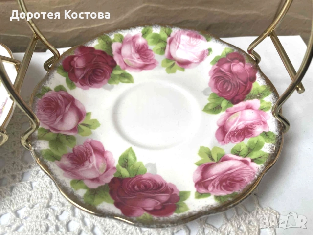 ROYAL ALBERT красиви кошнички за бонбони или малки плодове , снимка 2 - Антикварни и старинни предмети - 52159859