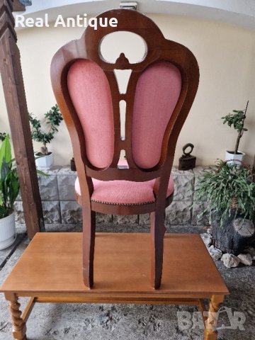 Страхотен много красив антикварен английски стол за антре , снимка 4 - Антикварни и старинни предмети - 42612580