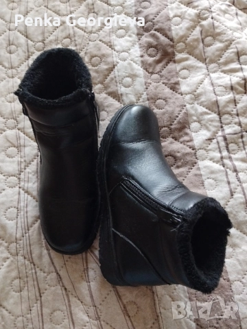 черни-39,стелка 25,5 с вата, снимка 3 - Дамски боти - 51944594